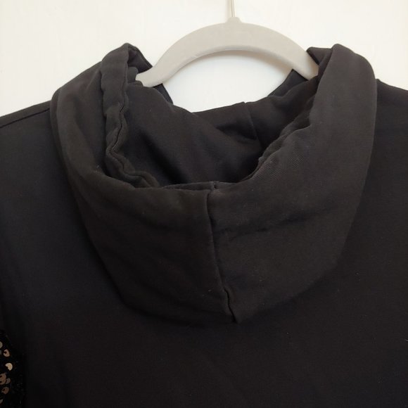 Nanhan hoodie with sequin balloon sleeves and quote - Picture 10 of 14